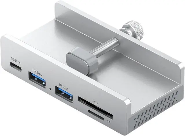 Main image of Portable USB C Hub USB C Hub for Notebook with 10Gbps Speed 100W Power Supply and Double Slot Memory Card Reader