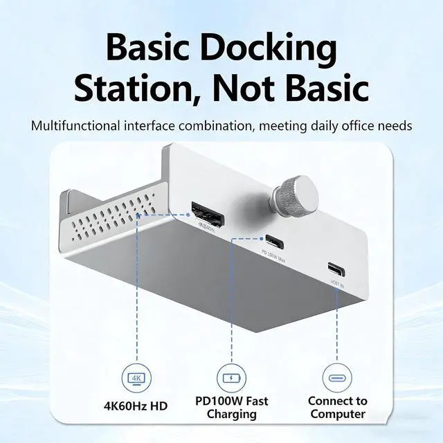 Alt view image 5 of 7 - Portable USB C Hub USB C Hub for Notebook with 10Gbps Speed 100W Power Supply and Double Slot Memory Card Reader