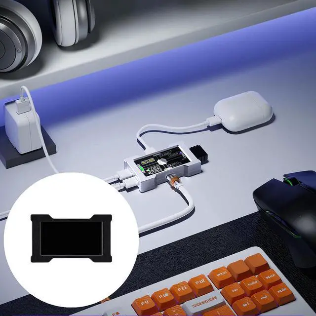 Alt view image 2 of 7 - Aluminum USB Adapter 3 Port with 2X USB C & a for Gaming and Fast Data Transfer Fast Speed Adapter