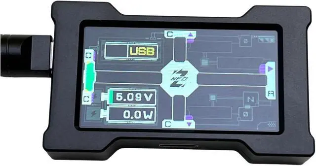 Alt view image 5 of 7 - USB2.0 Expansion Hub with 5 Port Customizable Display Power Replacement for Gaming Accessories Low Latency USB Center