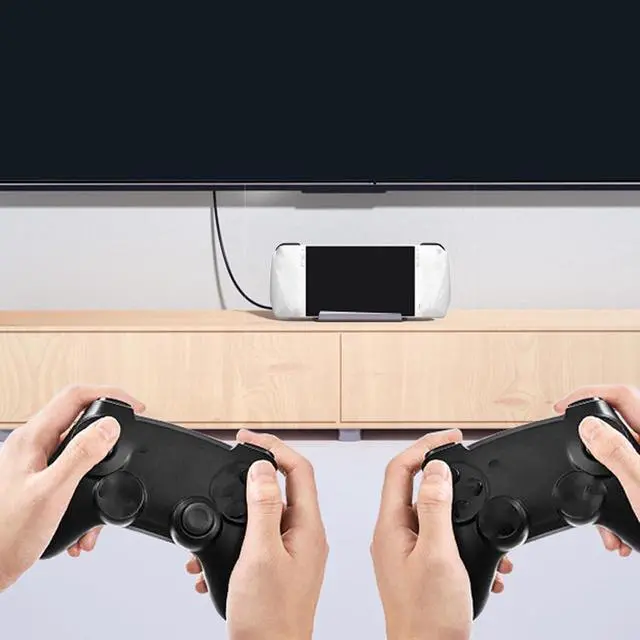 Alt view image 4 of 7 - fosa 10 in 1 Game Console Docking Station Fit for Legion Go S, 4K 60Hz Output Double Cooling Fan, PD 100W Fast Charging Game Console Base Dock Station with RGB Fans Gigabit Ethernet