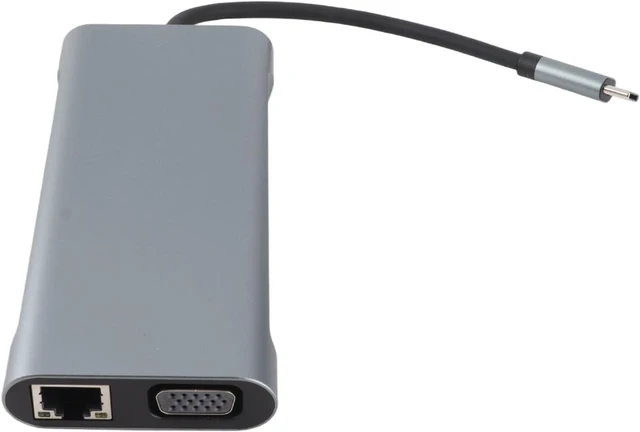 Main image of Luqeeg Type C Hub High Definition 4K Multi Port Adapter for and XPS in Aluminum Alloy