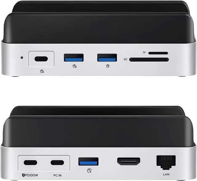 Alt view image 6 of 7 - Professional Expansion Dock for 8TB Enclosure, 4K Video RJ45 Networking, Multiple USB Ports Multiple USB Ports
