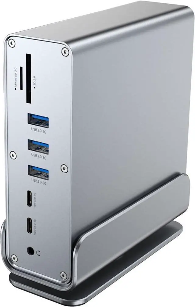 Main image of 15 in 1 USB C Dock with HDTV Output PD100W Charging Ethernet Port and Multiple Connectivities Option USB C Port