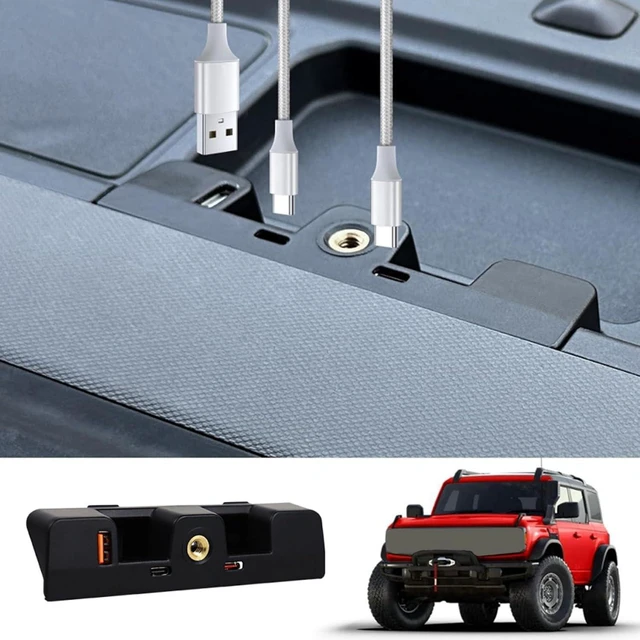 Alt view image 7 of 7 - 3 Port USB Car Charging Station ABS Black for Dashboard Installation Supports Phone Tablet Multiple Devices Stream Warhorse Dashboard USB Hub