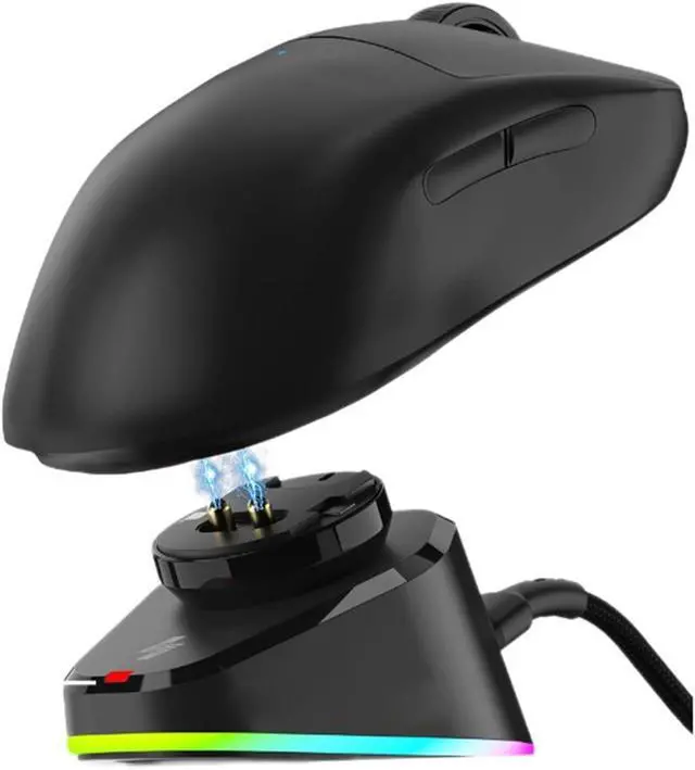 Alt view image 2 of 7 - Gaming Charging Base for G502 / G502X / Auto Connection Double USB Hub Intelligent Lighting Color Light Dock