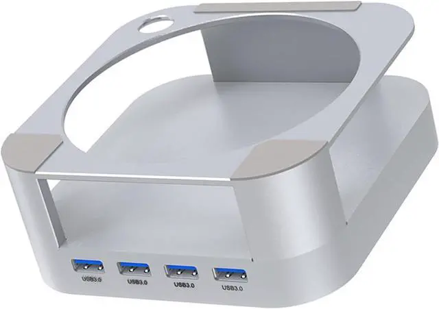 Alt view image 5 of 7 - USB3.0 Adapter with Cooling Aluminum Stand for Including 4 Port Fast Speed Data Transfer Type C Dock