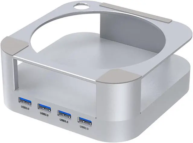 Alt view image 4 of 7 - USB3.0 Adapter with Cooling Aluminum Stand for Including 4 Port Fast Speed Data Transfer Type C Dock