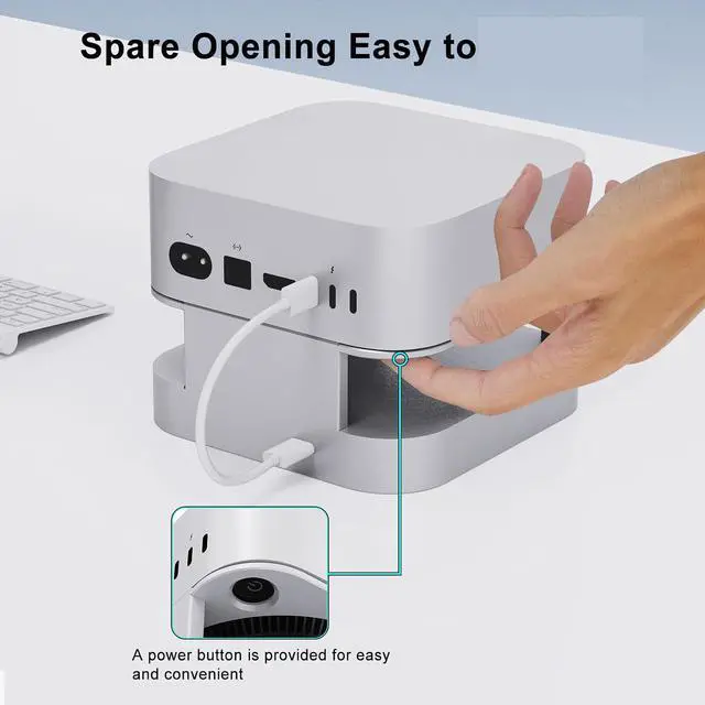 Alt view image 2 of 7 - USB 3.0 Adapter with Cooling Aluminum Stand Includes 4 Port Fast Data Transfer Vent Hub