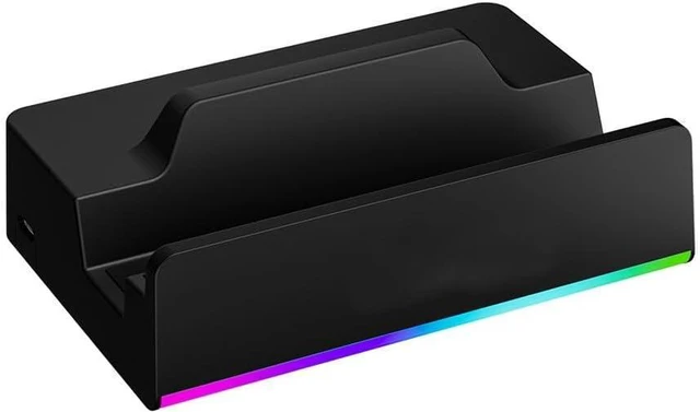 Alt view image 7 of 7 - USB-C Hub Dock for ROG Ally X Supporting 4K@144Hz Display, 100W Fast Charge, Dual USB 3.0 Data Transfer and Portable TV Stand