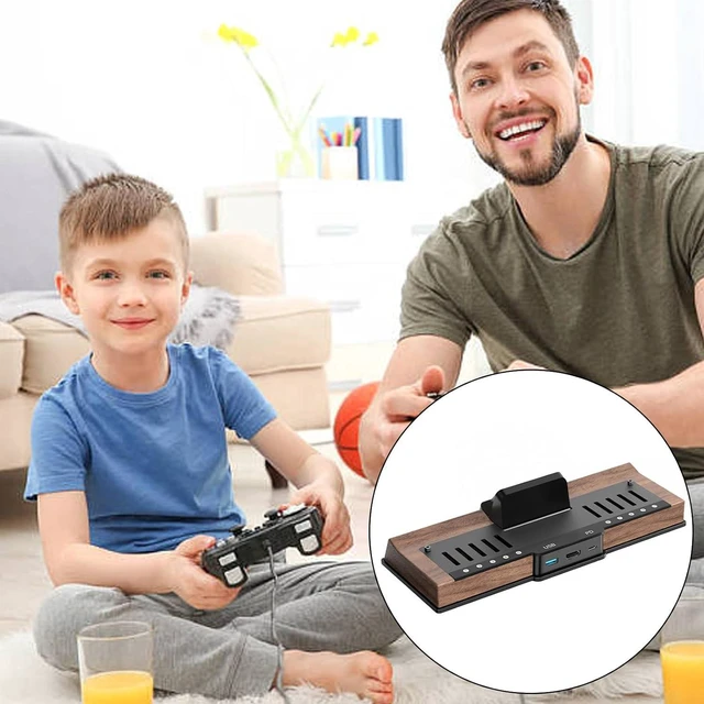 Alt view image 3 of 7 - Multifunction Charging Dock for Console with Shell 10 Game Cards Slot USB3.0 Port Gaming Accessories Docking Station Fast Charging Dock