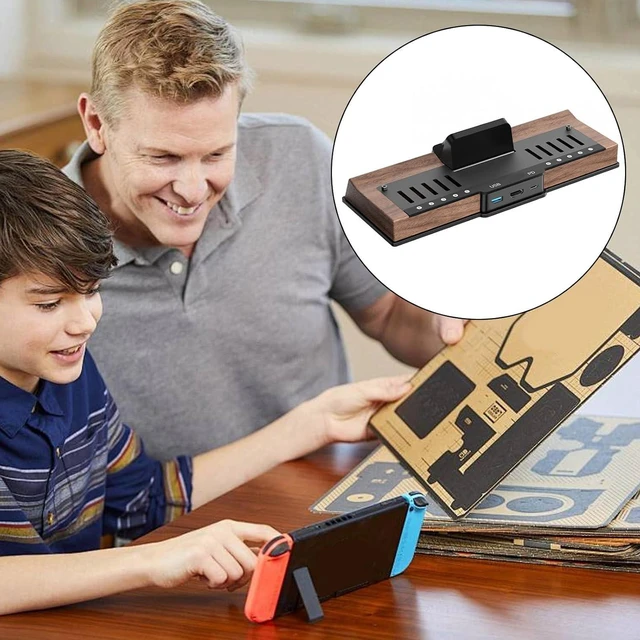 Alt view image 4 of 7 - Multifunction Charging Dock for Console with Shell 10 Game Cards Slot USB3.0 Port Gaming Accessories Docking Station Fast Charging Dock
