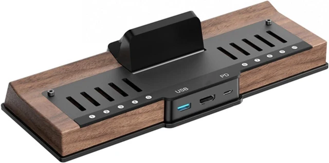 Alt view image 6 of 7 - Multifunction Charging Dock for Console with Shell 10 Game Cards Slot USB3.0 Port Gaming Accessories Docking Station Fast Charging Dock