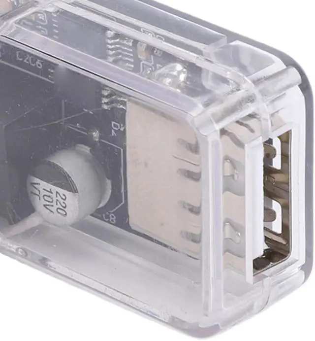 Alt view image 7 of 7 - USB Isolator Module 480Mbps USB High Speed Isolation Voltage Support Debugging Tools Computer Noise Sensitive Areas (Transparent)