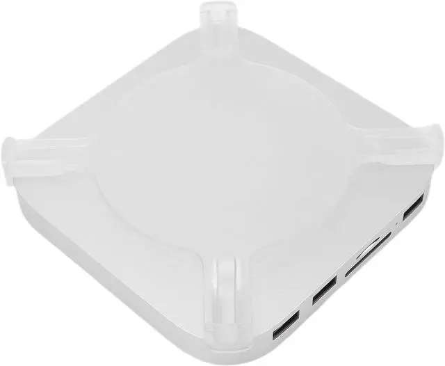 Alt view image 3 of 7 - Aluminum Alloy Docking Station for M4 Pro with Upgraded Cooling System for Office Use 5x5x0.61in