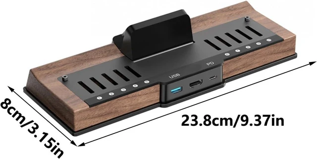 Alt view image 5 of 7 - Multifunction Charging Dock for Console with Shell 10 Game Cards Slot USB3.0 Port Gaming Accessories Docking Station Fast Charging Dock