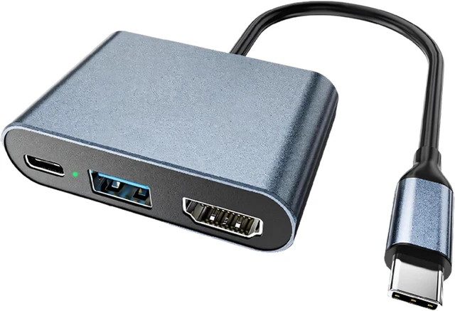 Main image of Quick USB C to Display Adapter Supports 4K At 120Hz and Built in Internet Connection Compatible for Laptop Travel Plug and Play ABS Portable Dock Station