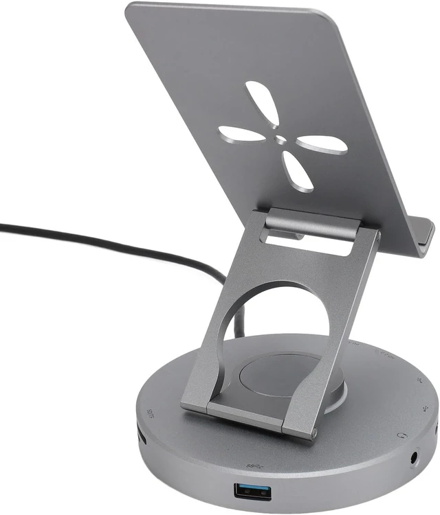 Alt view image 7 of 7 - USB C HUB Support, 10 in 1 Highly Compatible 100W Tablet PD Docking Station for IOS 15 Phone