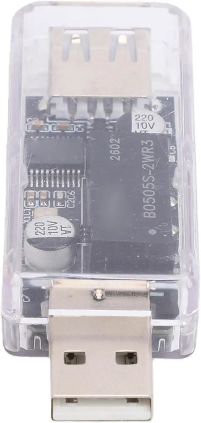 Alt view image 6 of 7 - USB Isolator Module 480Mbps USB High Speed Isolation Voltage Support Debugging Tools Computer Noise Sensitive Areas (Transparent)