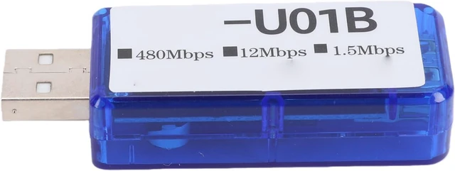 Alt view image 2 of 7 - GOWENIC USB Digital Isolator Efficient 480Mbps High Speed Isolator for Noise Sensitive Areas USB Isolation Module for Various Industrial Control Devices (Transparent Blue)
