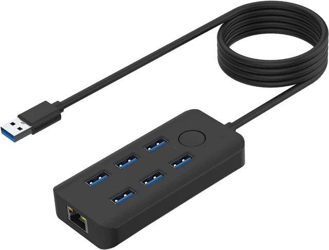 Main image of ordinarYone USB3.0 Dock USB Splitter with Touch Button Screen Feature And 7 Port For Secure Fast Speed Data Transfer