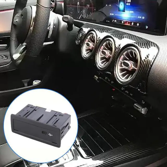 Alt view image 2 of 7 - Seamlessly Integration USB Data Transfer Hub for W177 C118 A180 A200 CLA200 EQA250 for Enhancing Connectivity 2478203902 USB Connector Charging Port