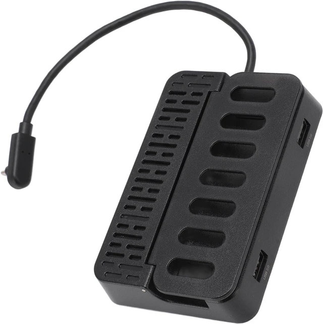 Alt view image 4 of 7 - SUNGOOYUE 6-in-1 Docking Station for Steam Deck ROG Ally Legion Go, Versatile Black Docking Station with 4K HD Multimedia Interface, Ideal for Gamers and Professionals, Includes 1