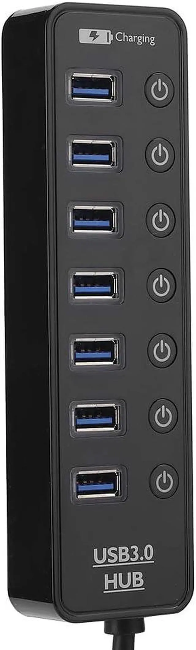 Alt view image 5 of 7 - HighSpeed USB 3.0 Splitter Docking Station with 7-Port Switch for PC, Plug and Play, DriverFree, Suitable for XP/Vista/7/8 Users