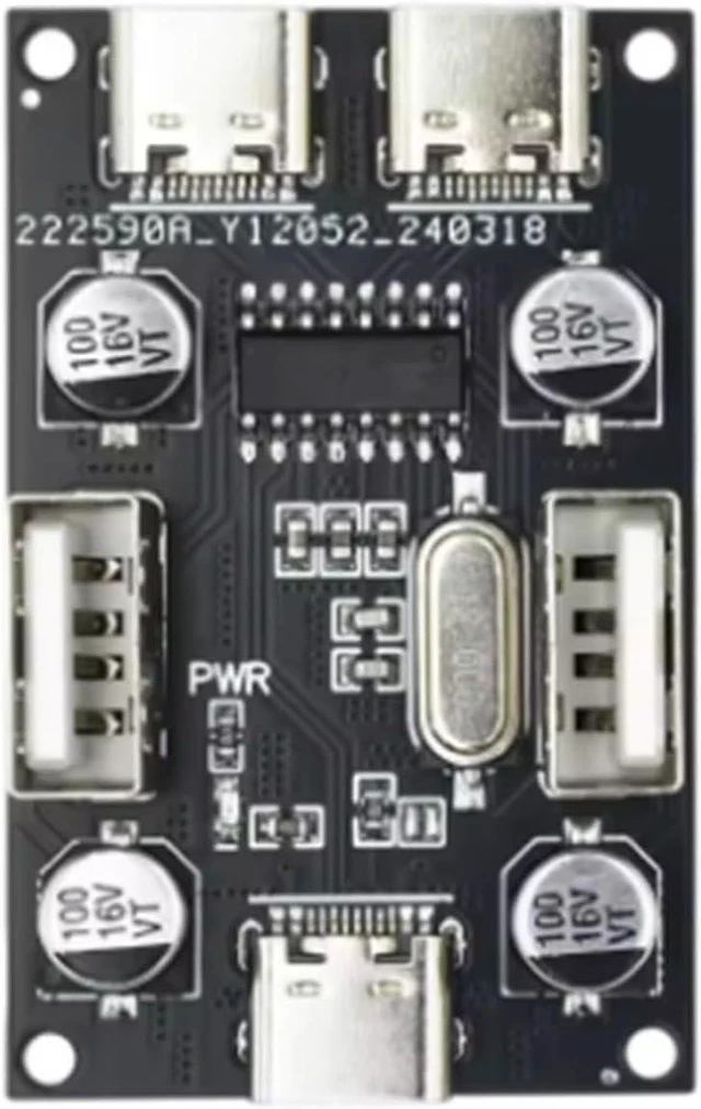 Alt view image 6 of 7 - Low Profile 4-Port USB Extension Unit Transfer Speed 480Mbps, No Additional Software Required USB Adapter Multi-Port Adapter