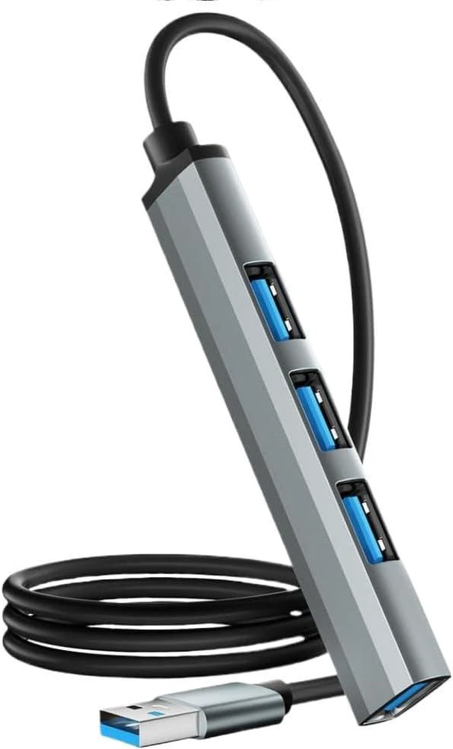 Main image of USB Hub Adapter 60cm 4Ports USB A 3.0 OTG Multi Splitter Compatible with Laptop