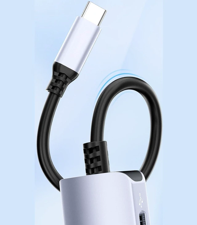 Alt view image 7 of 7 - ordinarYone USB C Hub for 4K60Hz High Clearly video Output PD65W Fast Charging 480Mbps Data Transfer USB Splitter Compatibility for