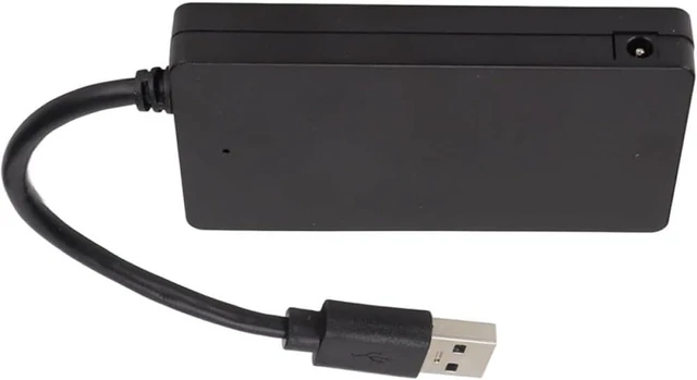 Alt view image 3 of 5 - USB 3.0 Hub Ultra Slim 4 Port Multi Splitter Extension Expansion Adapter Compatible with PC Laptop Desktop Printer