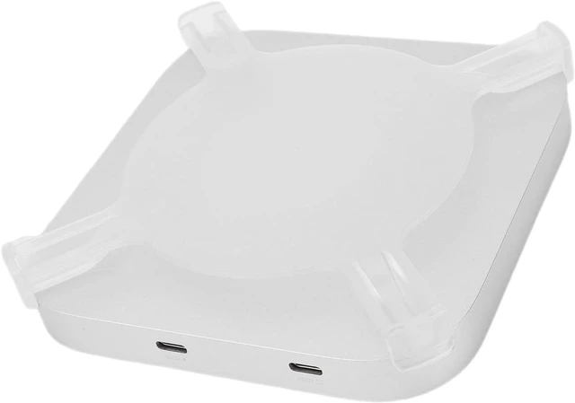 Alt view image 7 of 7 - Mingzhe M4 Pro Computer USB Expansion Hub with NVMe SSD Enclosure and Storage Card Slot Silver Aluminum Alloy Dock and Stand Support