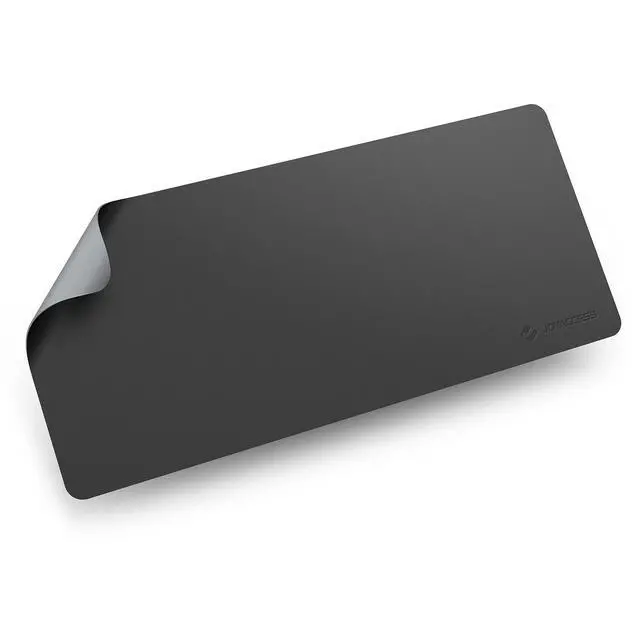 Alt view image 4 of 7 - Black Mouse Pad, J Double Sided Office Mouse Pad,Waterproof Leather Desk Pad Protector,Desk Writing Pad, Non-Slip Base Cmoputer Mouse Pad for Laptop(23.6 * 14.1)