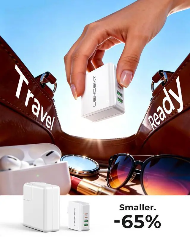 Alt view image 7 of 7 - Multiport International USB Wall Charger, 4 Port European Adapter