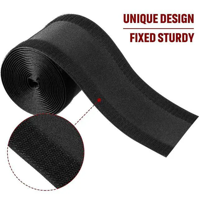 Alt view image 3 of 7 - Carpet Cord Cover Cable Protector Floor Cover Cable Protector Management Only for Commercial Office Carpet(19.69 ft,Black)