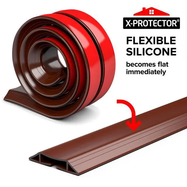 Alt view image 5 of 6 - Floor Cord Cover 5 Overfloor Cord Protector