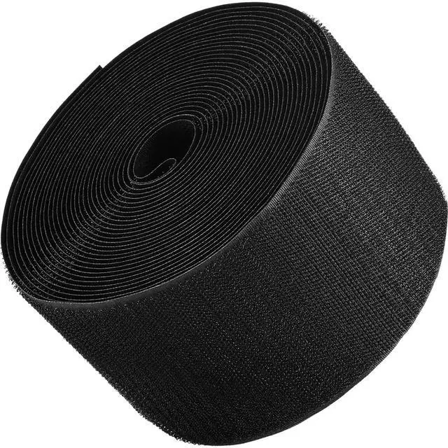 Alt view image 7 of 7 - Cord Cover for Carpet, 24.6 ft x 3 in Floor Cable Management Strip, Reusable Hook and Loop Cord Protector for Wires on Carpet, Cuttable Wire Hider for Office Desk Home, Black