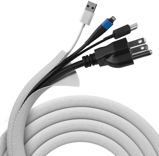 Alt view image 6 of 7 - Heavy Duty Cord Cover, Cable Protector, Black, 10 ft