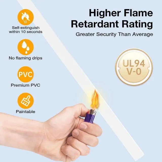 Alt view image 6 of 7 - 56.7in Cord Hider, Cord Covers for Mini Wire on Wall, Paintable Cable Hider Wire Covers for Cords, Self-Adhesive Cable Cover Management, Easy Set-up Wires Hiders for TV, W0.55 H0.4in, White