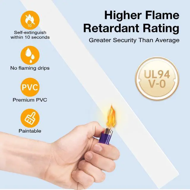 Alt view image 6 of 7 - 56.7in Cord Hider, Wire Covers for 3-4 Cords on Wall, Premium Cable Hider Cord Covers for Wires, Paintable Cable Management Wire Hiders for TV, Cable Cover Raceway Kit, W1.18x H0.6in, White