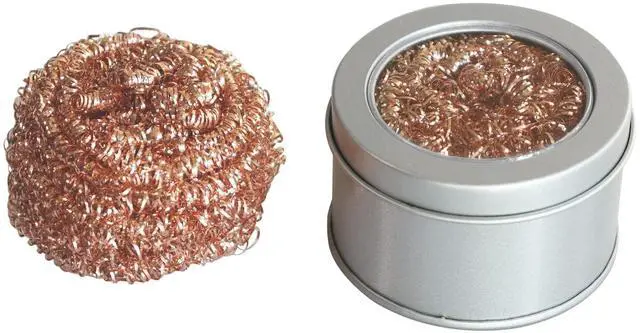 Main image of Soldering Iron Tip Cleaner Solder Cleaner Kit incl. 2 Coiled Sponge