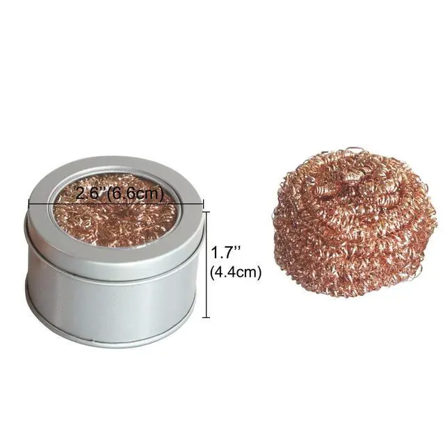 Alt view image 3 of 6 - Soldering Iron Tip Cleaner Solder Cleaner Kit incl. 2 Coiled Sponge