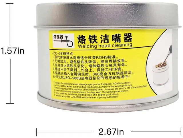 Alt view image 2 of 7 - Soldering Iron Tip Cleaner Solder Tip Cleaning Wire Soft Coiled Coppered Wire Stainless Steel Tip Cleaner Kit