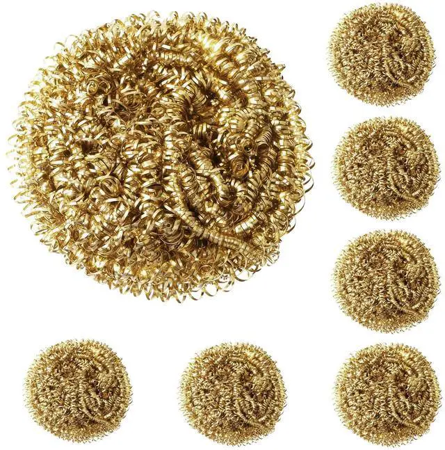 Main image of 7-Pack Solder Tip Cleaning Wire - Solder Tip Cleaning Brass Wire Replacement for Soldering Iron Station Tip Cleaner