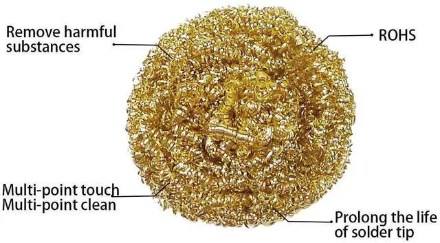 Alt view image 3 of 5 - Soldering Iron Tip Cleaner,Solder Brass Wire for Soldering Station(6pcs)