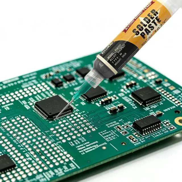 Alt view image 6 of 6 - Solder Paste (Sn63/Pb37) 30G & Desoldering Wick and No Clean Solder Flux for Electronics Repairing, SMD/SMT Remove