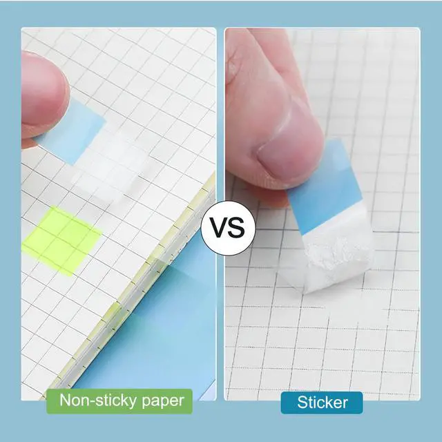 Alt view image 5 of 7 - 1280 Pieces, Transparent Sticky Notes, Page Markers, Book Tabs, Sticky Note Tabs, Sticky Tabs, Page Tabs, Label Stickers, Pop Up Index Tabs, Tabs Flags Stickers, Index Tabs Flags
