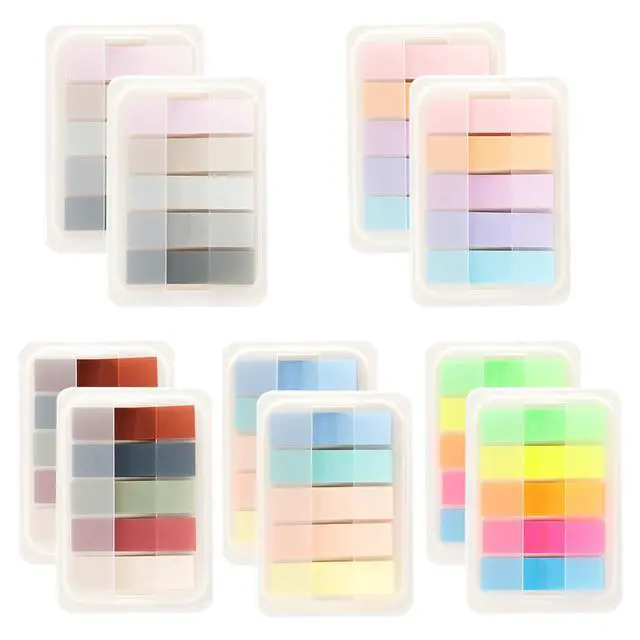 Main image of 1000 Pcs, Transparent Sticky Notes, Page Markers, Book Tabs, Sticky Tabs, Page Tabs, Label Stickers, Pop Up Index Tabs, Tabs Flags Stickers