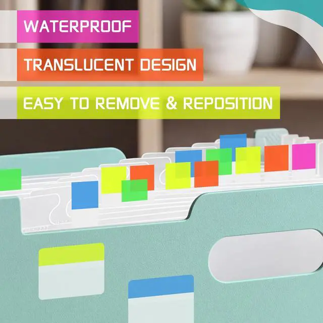 Alt view image 7 of 7 - 500 Pcs 2Inch Sticky Tabs,Writable and Repositionable Page Markers